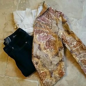 NWOT Haute Hippie Cropped Jacket